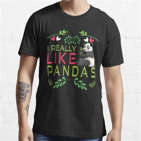 I Really Like Pandas Funny Panda Shirts For Panda Loverspanda T