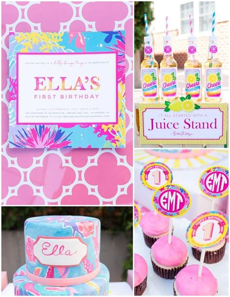 Adorable Lilly Pulitzer Inspired Party Pizzazzerie