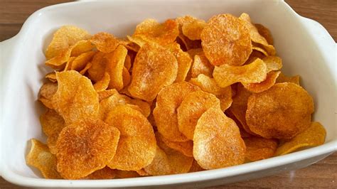 how to make crispy potato chips at home potato chips recipe youtube