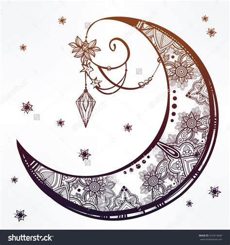 Free Free 71 Crescent Moon Dreamcatcher Svg SVG PNG EPS DXF File