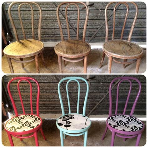 Three Chairs I Upcycled Before And After Am Obsessed With Bright