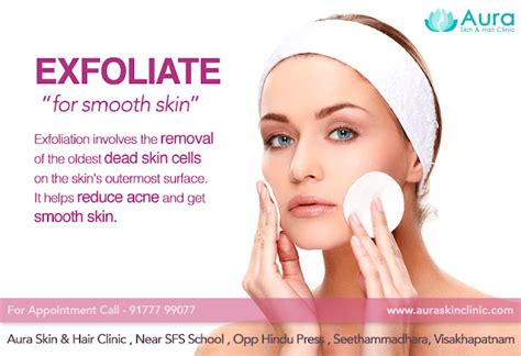 Aura Skin Clinic Visakhapatnam Exfoliate To Reduce Acne And Get