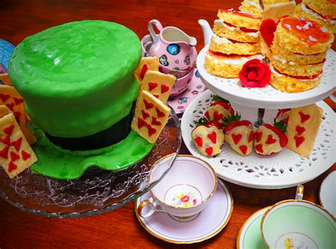 Alice In Wonderland Themed Afternoon Tea Renshaw Baking