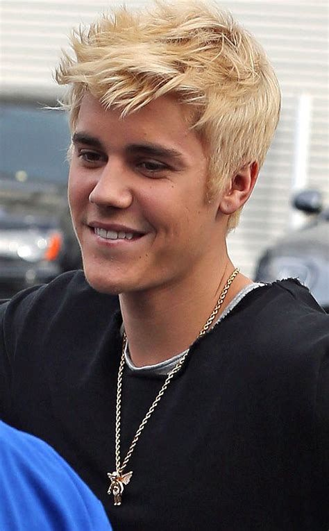 Justin Bieber From Stars Whove Gone Platinum Blond E News