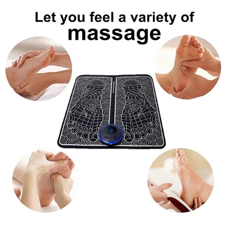 Ems Pulse Foot Massager Rechargeable And Portable Foot Massage Mat For Home Use Tens Foot
