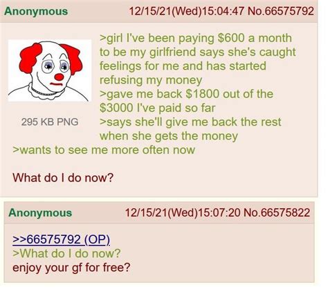 Anon Gets A Gf R Greentext Greentext Stories Know Your Meme