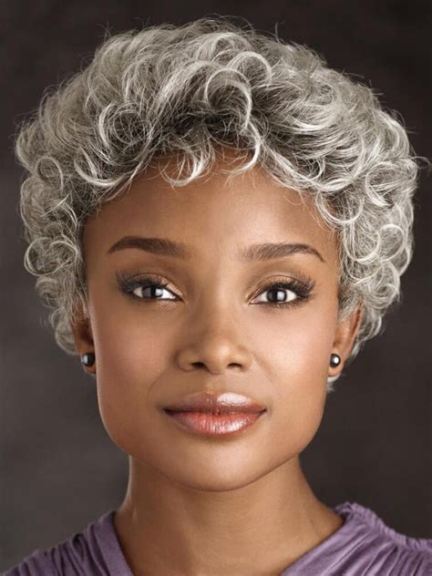 50 Hairstyles For Curly Gray Hair Great Ideas