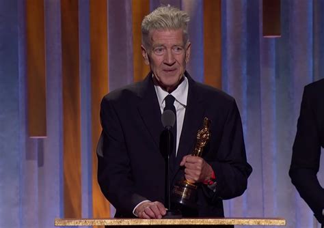David Lynch Finally Receives An Oscar Gives Very David Lynch Speech