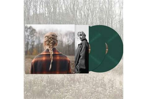 Taylor Swift Evermore Deluxe Edition Green Vinyl 2 Lps Lesende