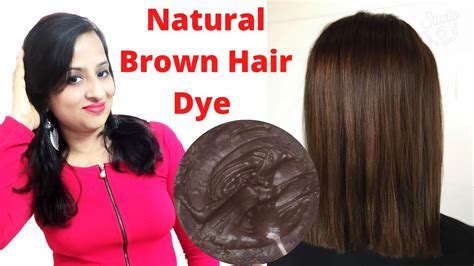 Natural Brown Hair Dye Homemade With Simple Ingredients Youtube