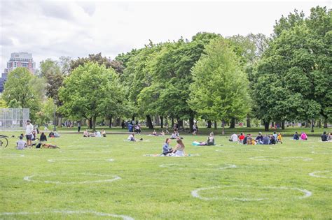 Trinity bellwoods park looked a little different this weekend, as the public put the recently painted social distancing circles to use. This is what Trinity Bellwoods looks like on its first ...