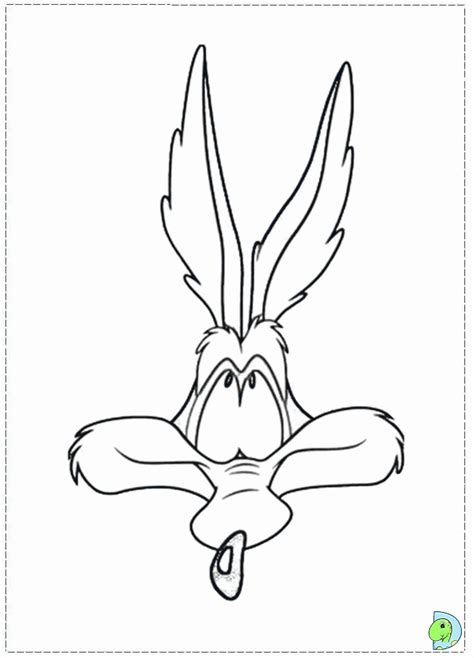 wile e coyote coloring page coloring home cartoon drawings cartoon tattoos cartoon sketches