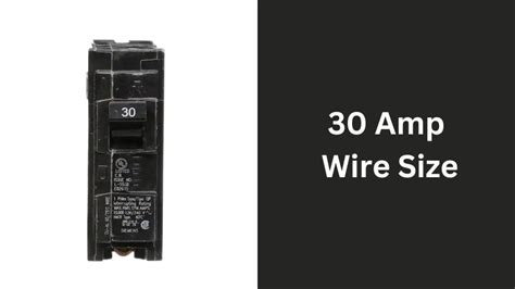 30 Amp Wire Size Why Wire Size Matters In 30 Amp Circuits