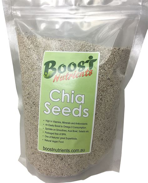Chia Seeds White 500g Boost Nutrients Food Blog