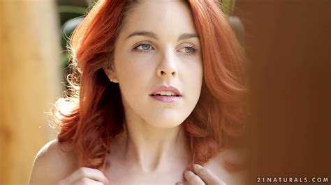 Marvelous Redhead Teen Amarna Miller Goes Solo Outdoors