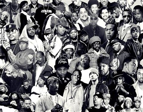 Hip Hop Legends Collage Canvas Print By Saintsinnershop Hip Hop