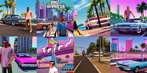 Grand Theft Auto 6 Vice City Stable Diffusion Openart