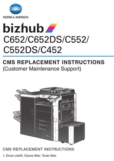 We'll also give you the step by step guide to install this bizhub 552 printer on your computer. Konica Minolta Treiber Bizhub C452 / Konica Minolta 754 ...