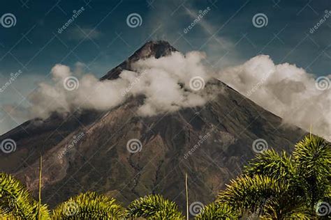 Asian Mayon Volcano On Luzon Island Philippines Stock Image Image Of