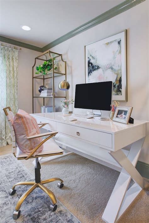 355 Best Office Images On Pinterest Feminine Home Offices Home
