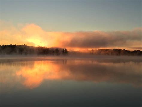 Misty Morning Sunrise Pawtuckaway Lake Improvement Association
