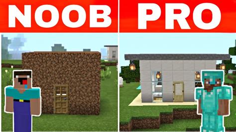 Noob Vs Pro Modern House Build Challenge Minecraft Animation Youtube