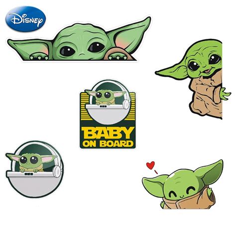 50pcs Baby Yoda Star Wars The Mandalorian Stickers For Laptop