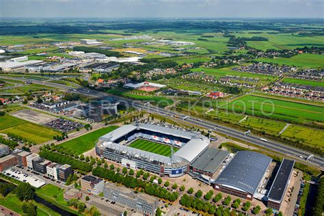 Heerenveen is a town and municipality in the province of friesland, in the north of the netherlands. aerial view | Abe Lenstra Football Stadium, Heerenveen ...