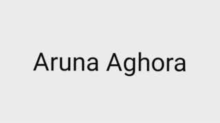 Aruna Aghora Telegraph