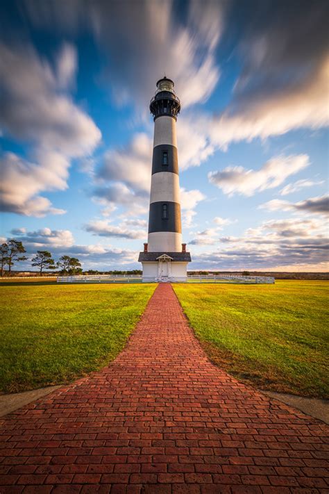 Bodie Island Lighthouse Cape Hatteras Outer Banks Nc Landscape