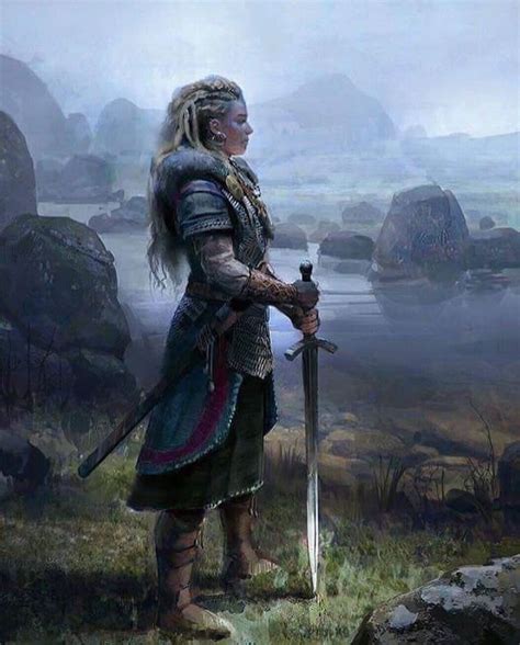 A Shield Maiden Old Nors Fantasy Warrior Fantasy Rpg Medieval