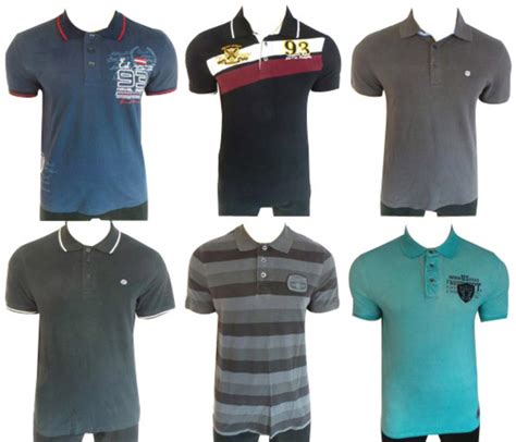 Wholesale Joblot Of 10 Mens Polo Shirts Range Of Styles Sizes S Xxl