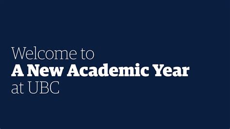 Welcome To A New Academic Year At Ubc Youtube
