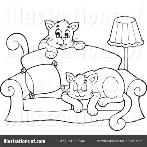 Cats Clipart 1112692 Illustration By Visekart