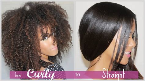 What works for one does not necessarily work for the other. Curly to Straight | How I straighten my natural, curly ...