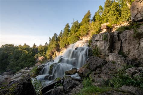 Inglis Falls Waterfall Owen Sound Ontario Ontario Waterfalls