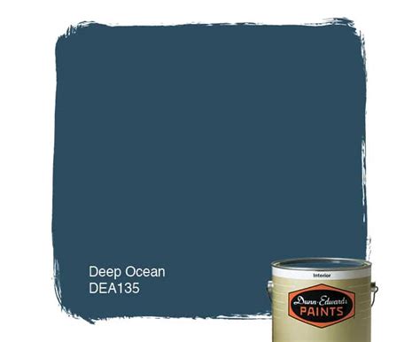 Deep Ocean Paint Color Dea135 Dunn Edwards Paints