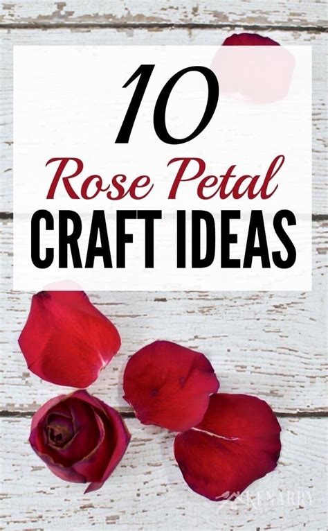 Rose Petal Crafts 10 Ideas To Create Keepsakes And Ts