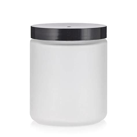 8 Oz Ounce 250ml Glass Jars Frosted Empty Beauty Glass Cosmetic Cream Jar Container High