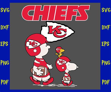 Snoopy The Peanuts Kansas City Chiefs Svg Sport Svg Football Etsy