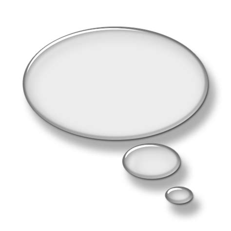 Thinking Bubble 3d Png