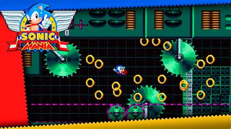 Sonic Mania Metallic Madness Zone Act 2 Sega Mega Drivegenesis Remix