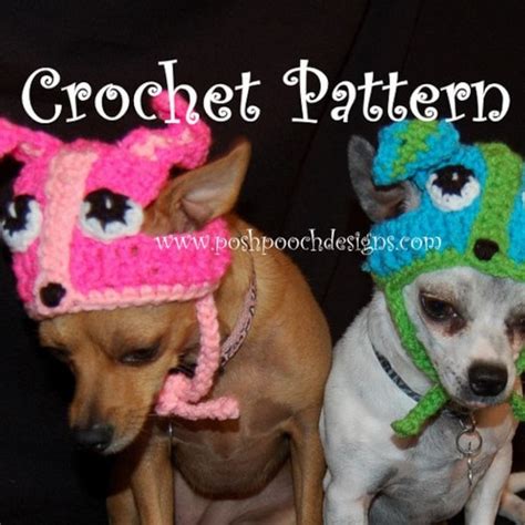 Crochet Chihuahua Hats Pattern Etsy