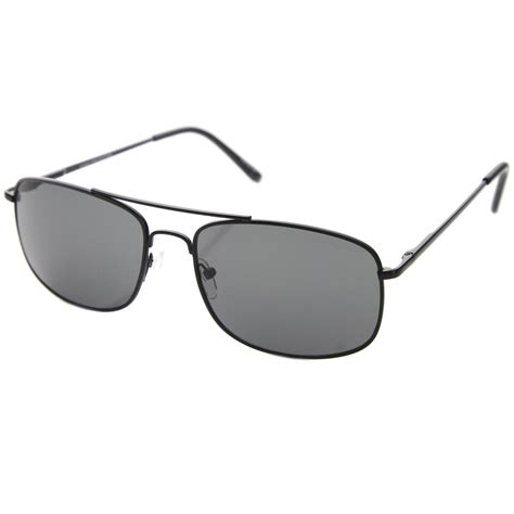 classic men s square wired metal aviator sunglasses zerouv