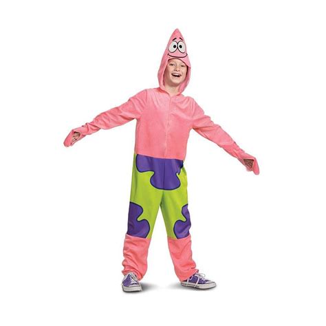 Kids Spongebob Squarepants Patrick Star Halloween Costume Jumpsuit 7 8