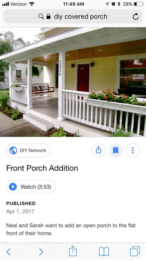 Pin By Jennifer Fernando On Gardening Front Porch Addition Porch