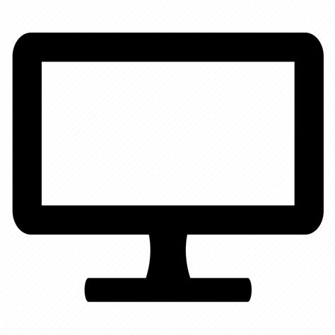 Monitor Icon Download On Iconfinder On Iconfinder