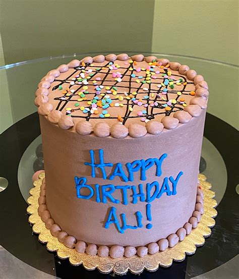 Chocolate Birthday Layer Cake Classy Girl Cupcakes
