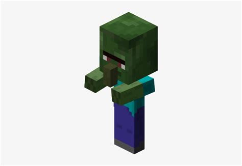 Baby Zombie Villager Minecraft Zombie Villageois Transparent Png