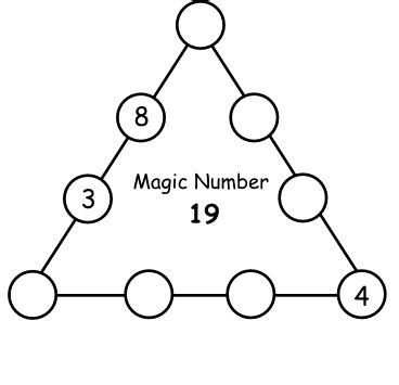 Magic Triangle Math Fun For All Ages. | Triangle math, Math games, Fun math